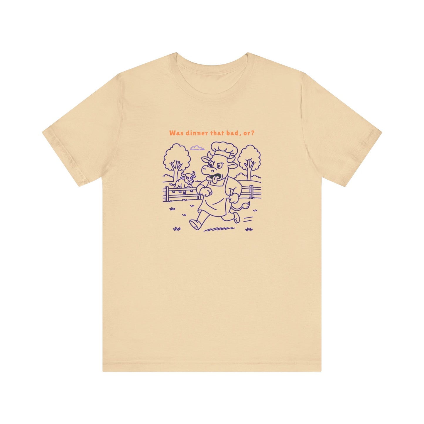 Purple Cow Bull Chasing T-Shirt