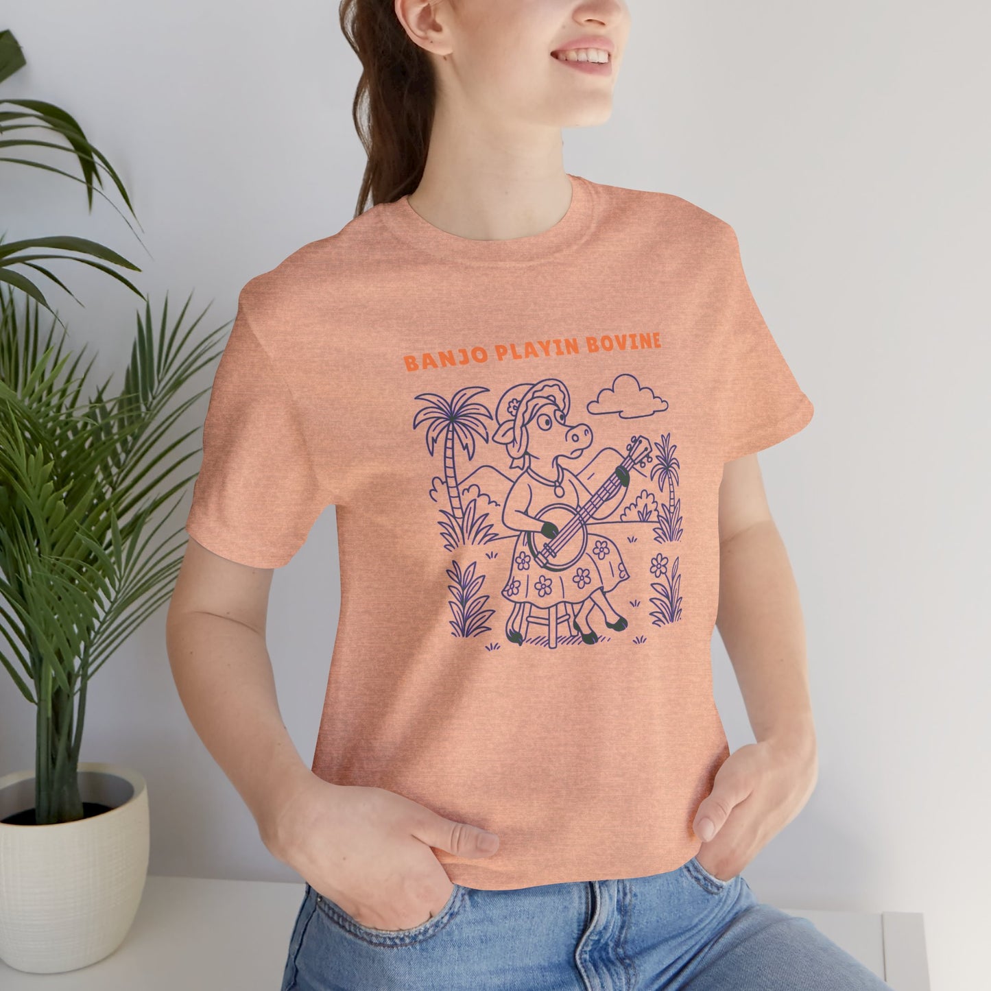 Purple Cow Banjo Serenade T-Shirt