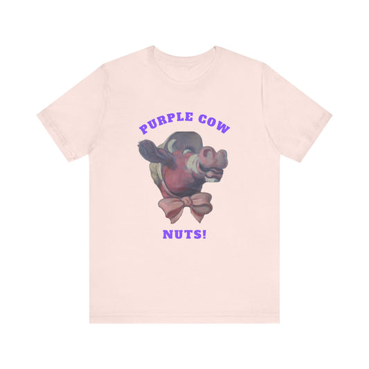 Purple Cow Nuts - Unisex Jersey Short Sleeve Tee
