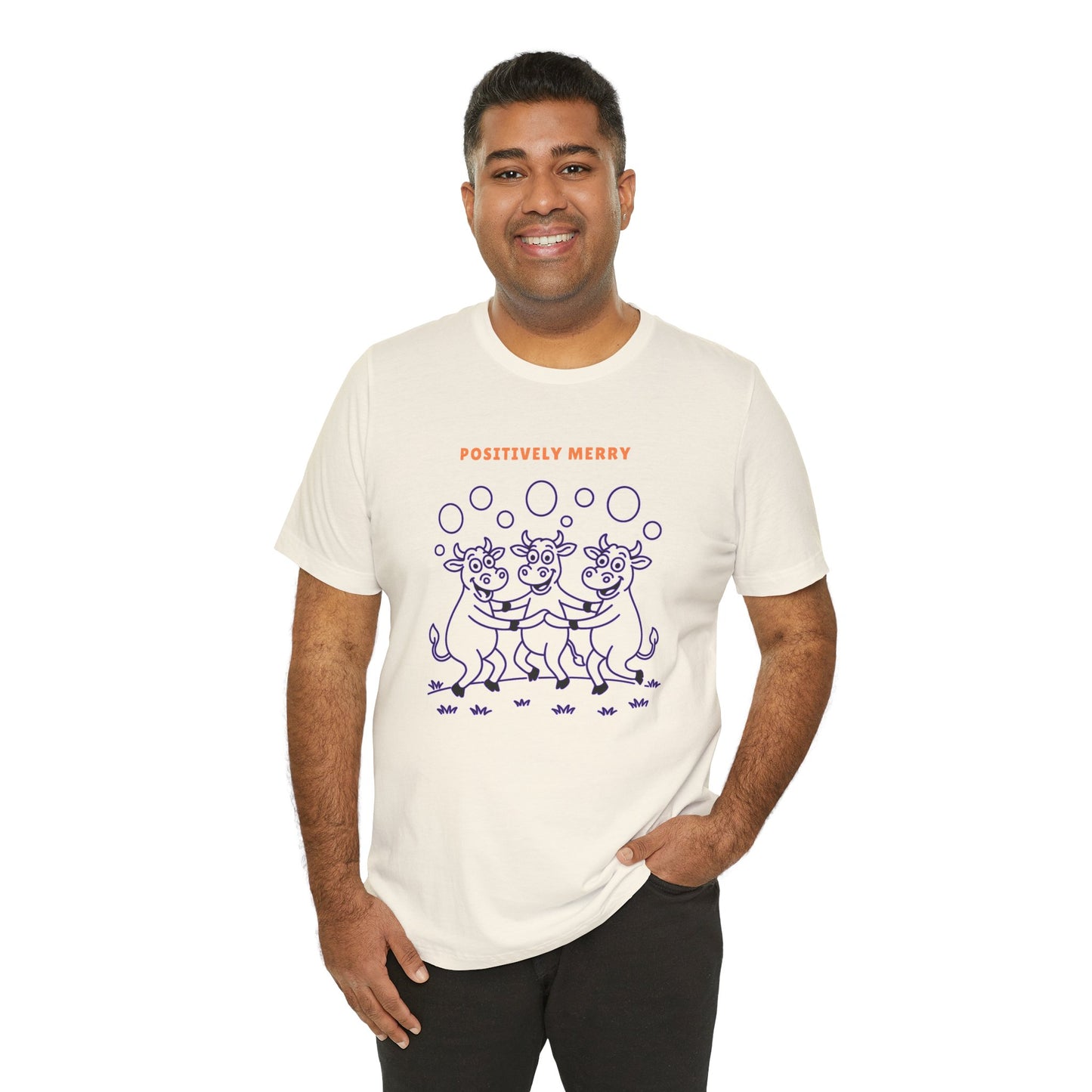 Purple Cow Positively Merry T-Shirt