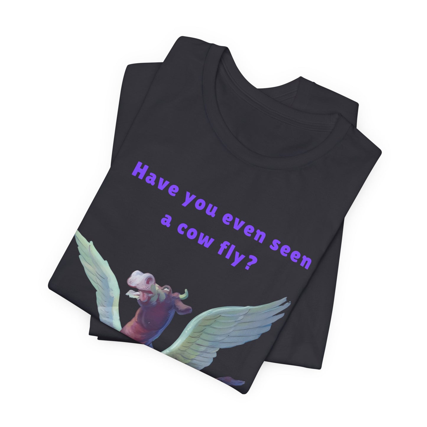 Purple Cow Flying T-Shirt