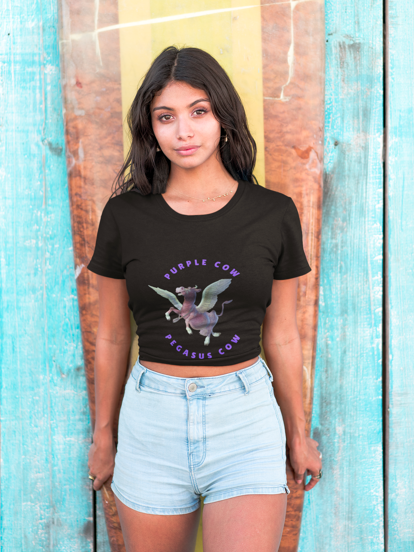 Purple Cow Pegasus T-Shirt