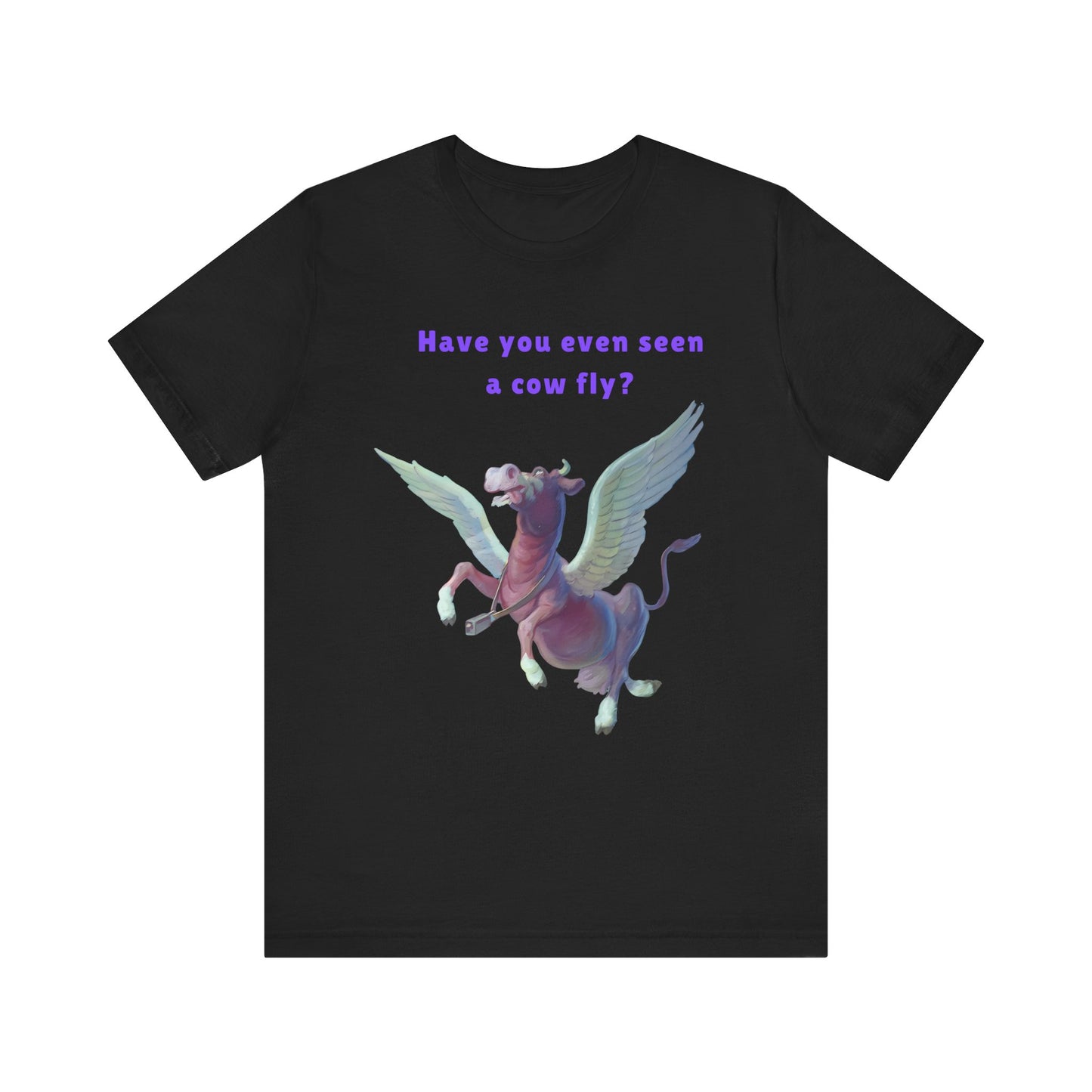 Purple Cow Flying T-Shirt
