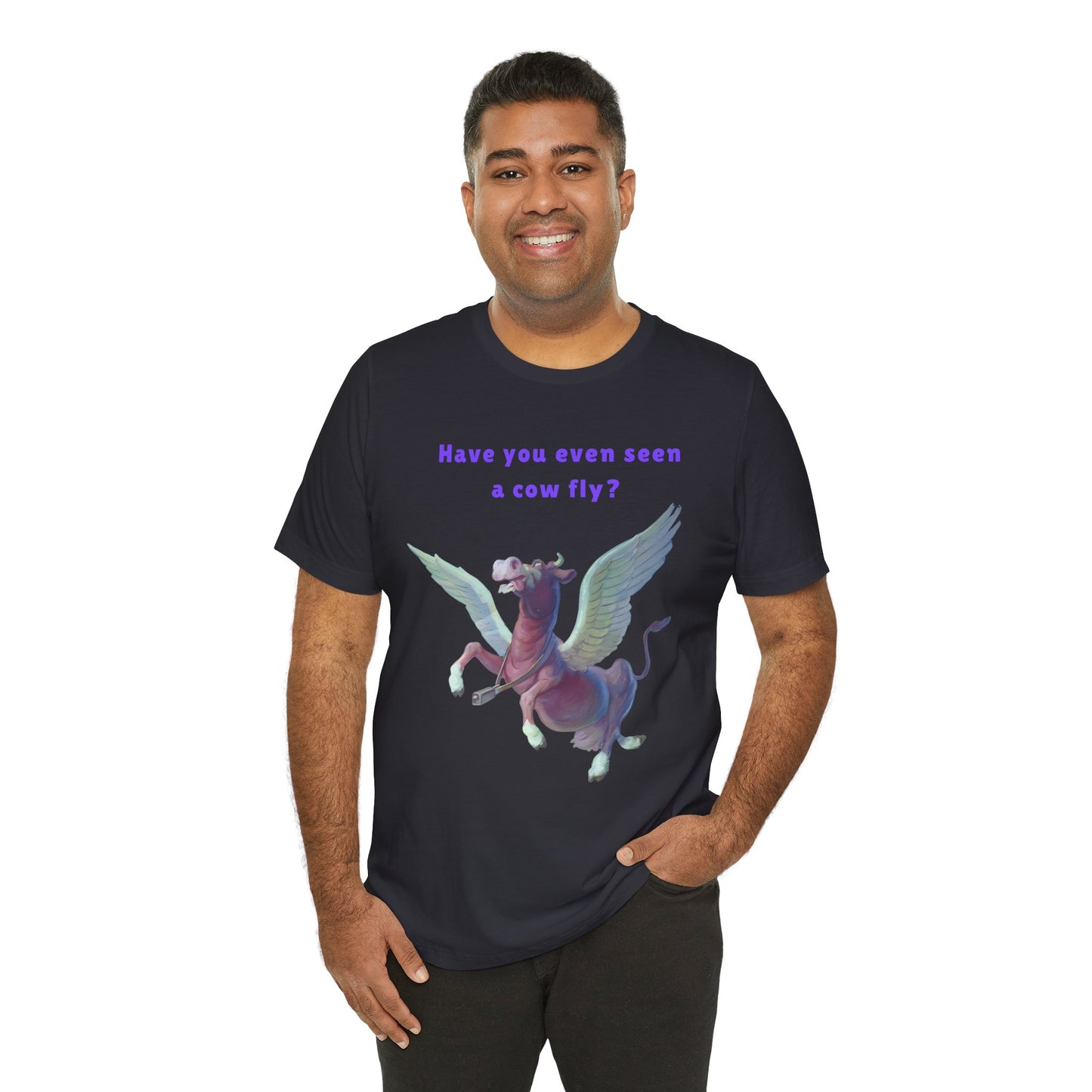 Purple Cow Flying T-Shirt