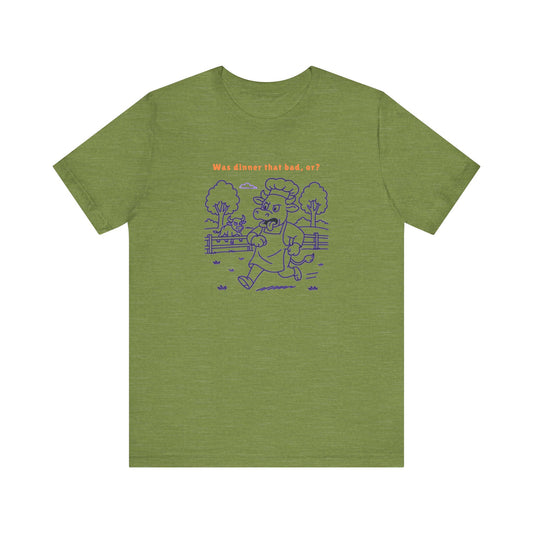 Purple Cow Bull Chasing T-Shirt
