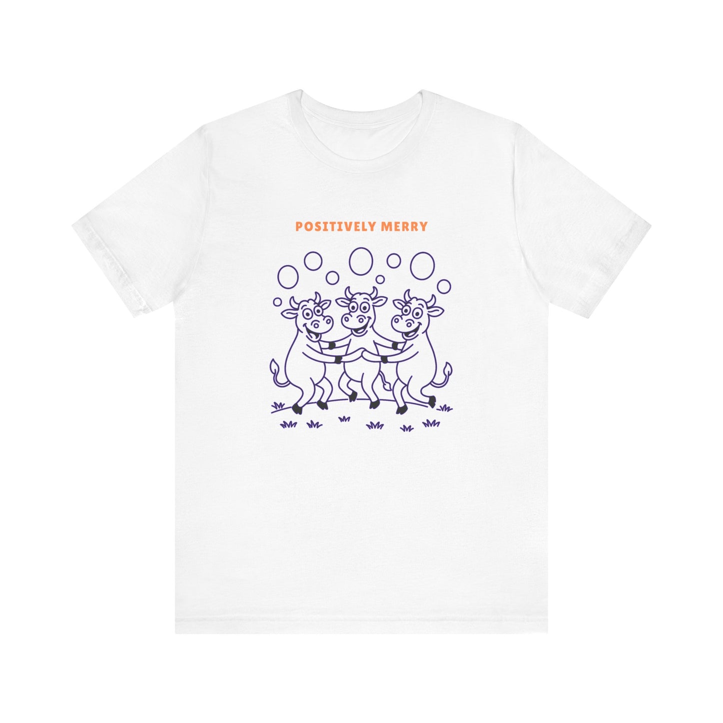 Purple Cow Positively Merry T-Shirt