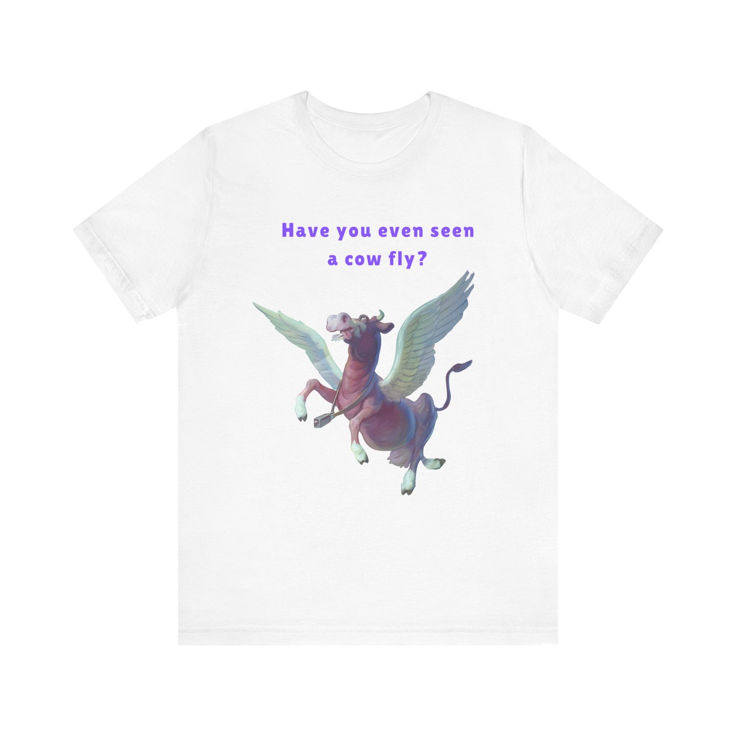 Purple Cow Flying T-Shirt