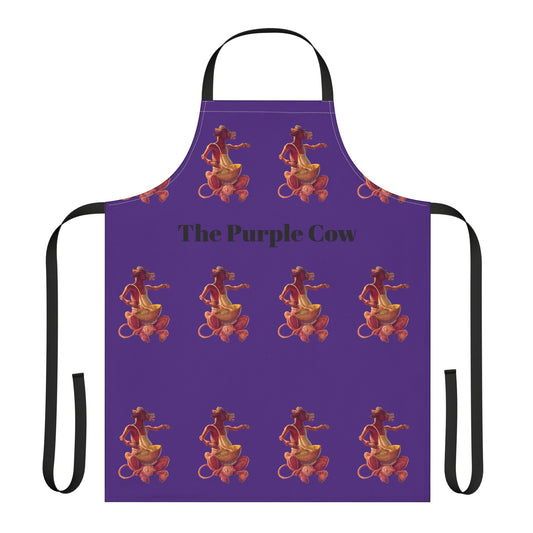 Chef Moo-dy Adult Cooking Apron, 5-Color Straps (AOP)