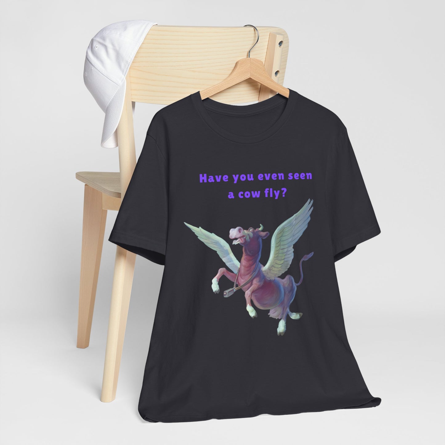 Purple Cow Flying T-Shirt