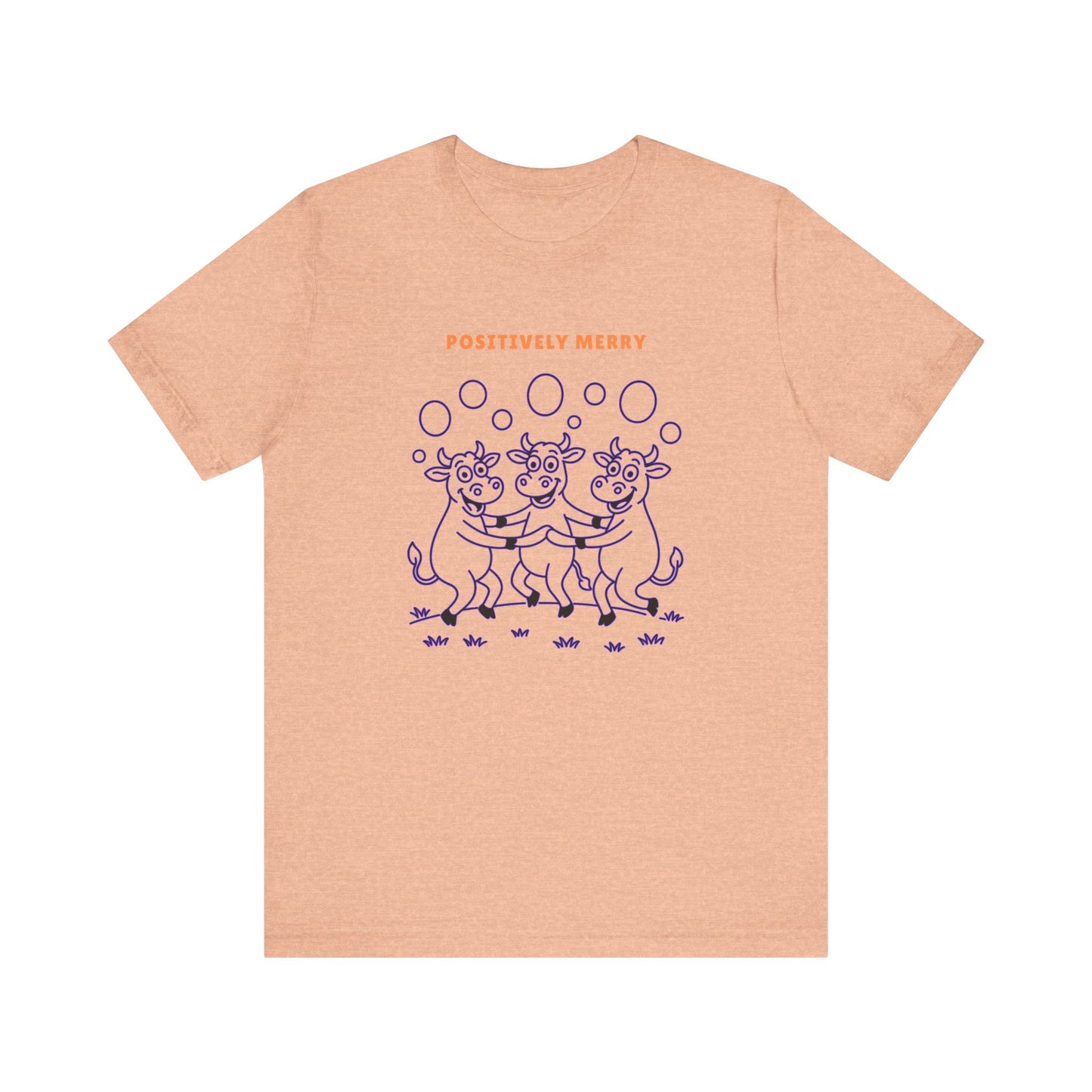 Purple Cow Positively Merry T-Shirt