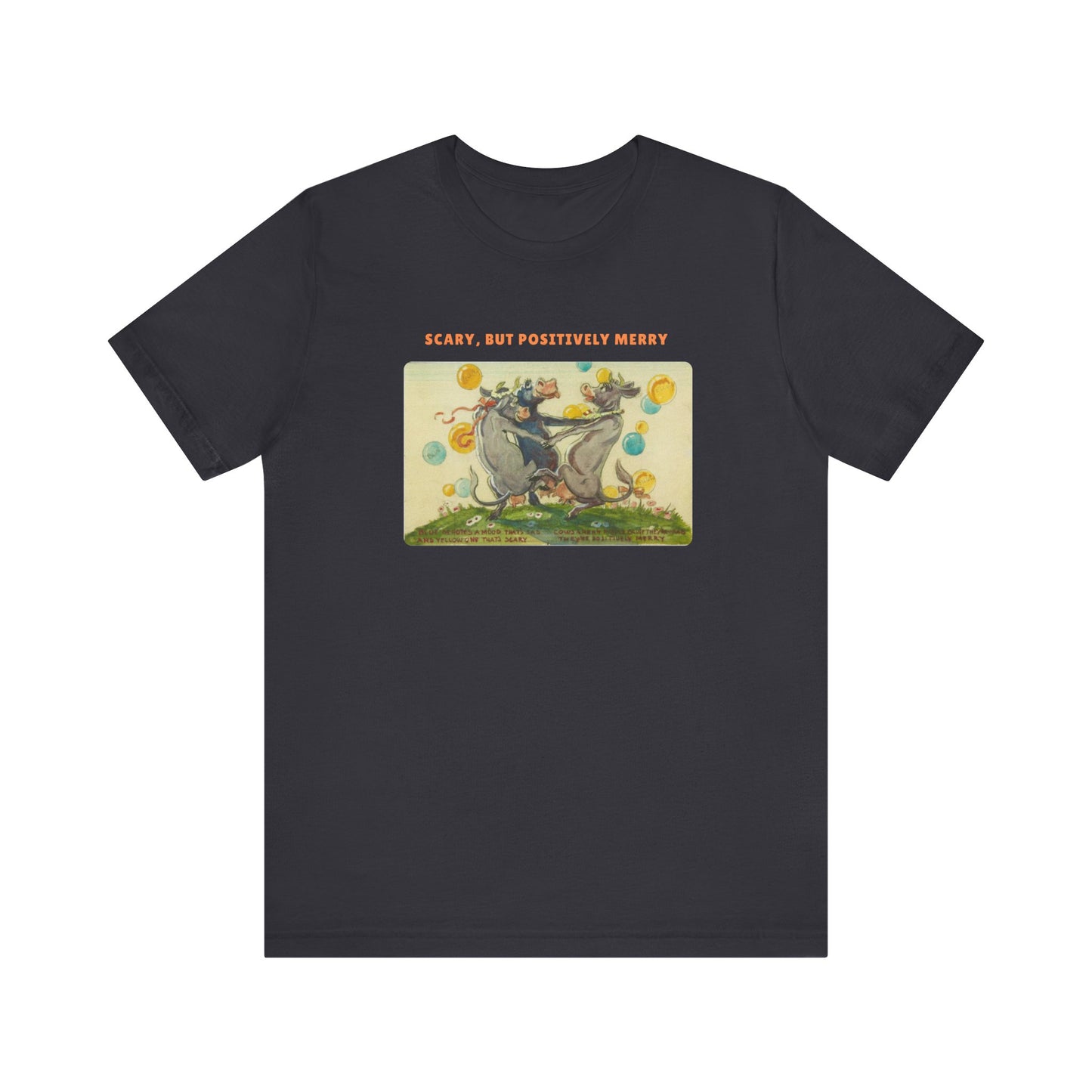 Scary, But Positively Merry Purple Cow T-Shirt