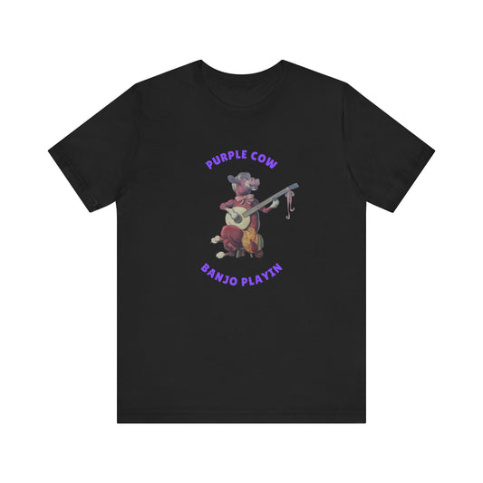 Purple Cow Banjo T-Shirt