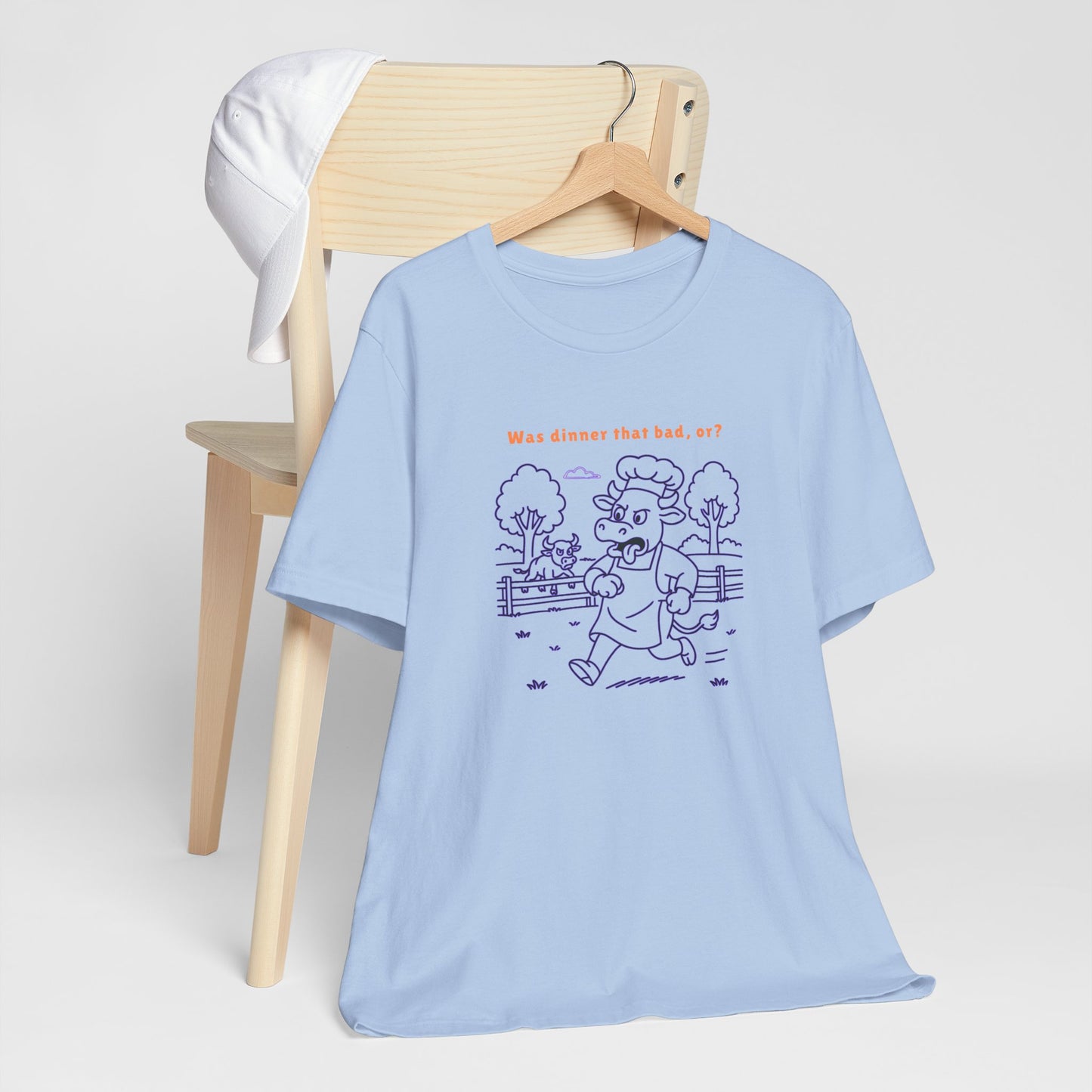 Purple Cow Bull Chasing T-Shirt