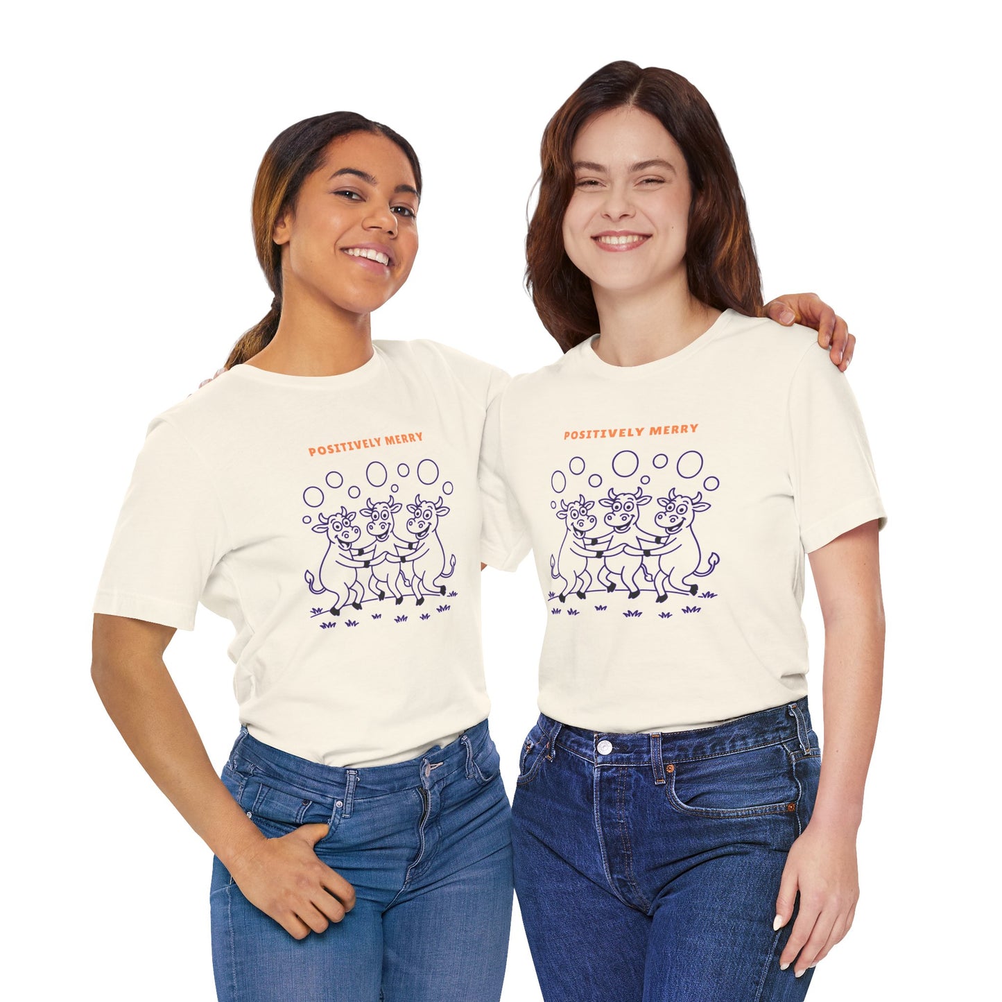 Purple Cow Positively Merry T-Shirt