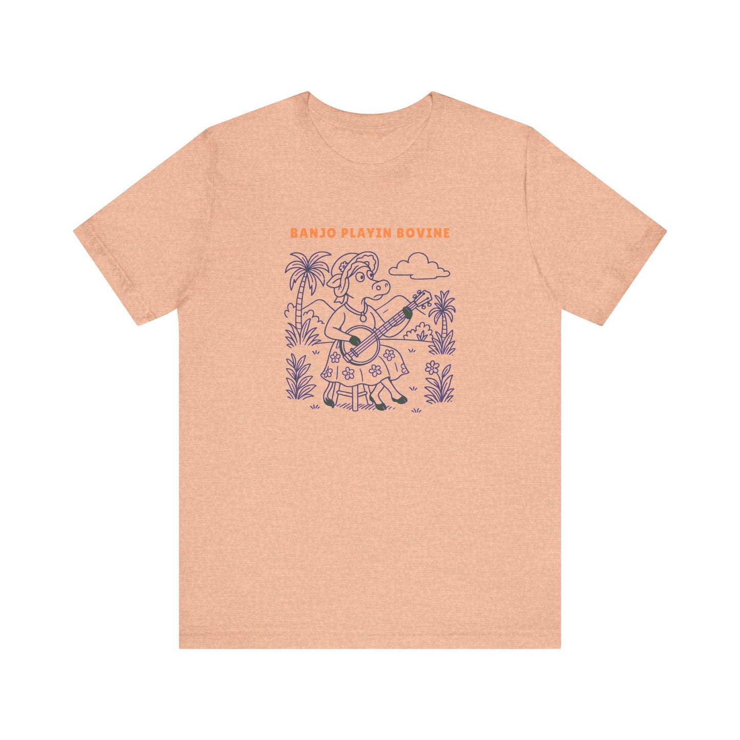 Purple Cow Banjo Serenade T-Shirt